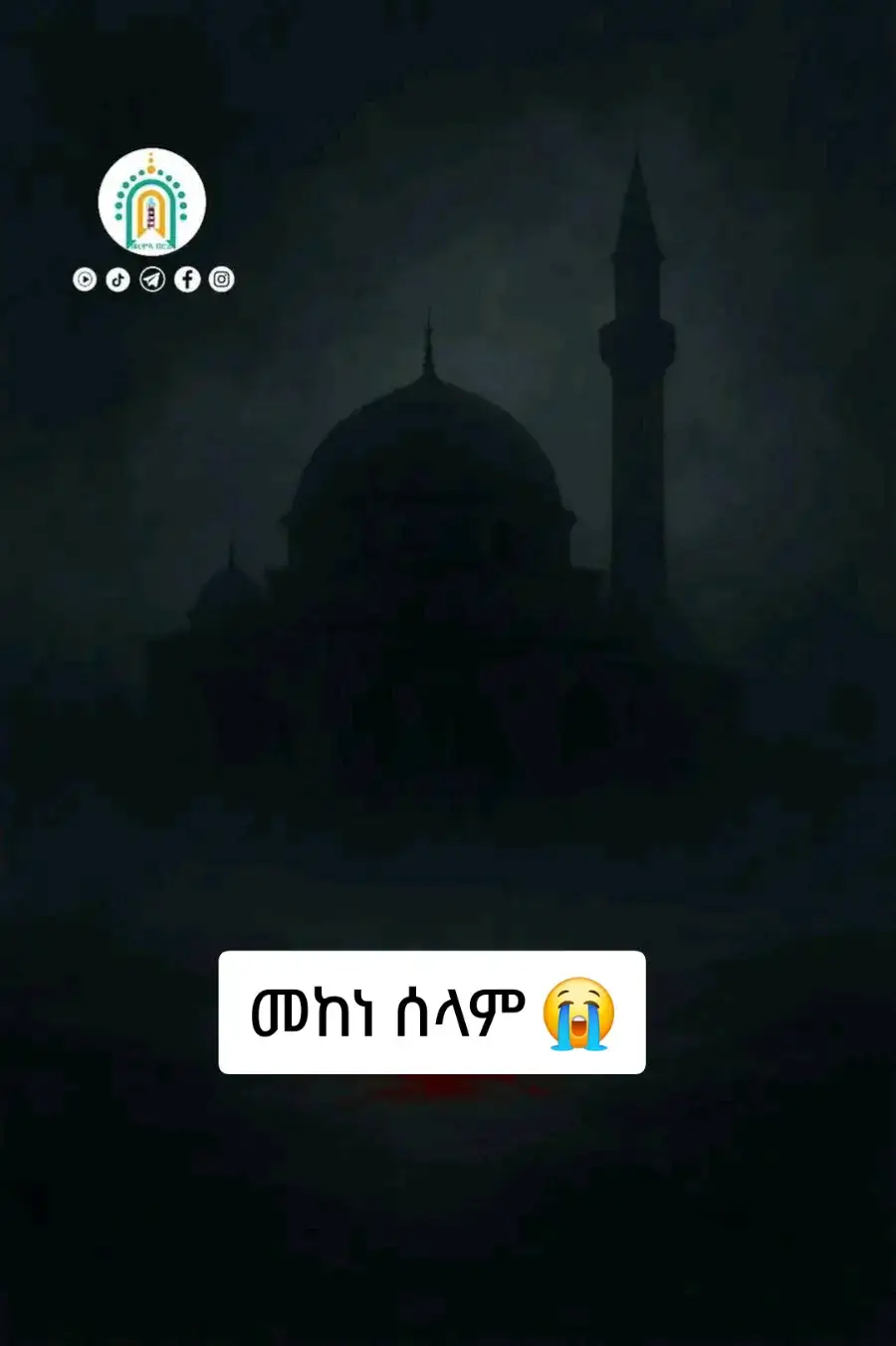 #ከመስጅዱ ዘበኛ እስከ ኢማሙና ሙአዚኑን ገደሉ ከዚያም ጀብዲ እደስራ ሰዉ ፎከሩ ከጎጃም ሳይንት ተጠራርተዉ መጥተዉ በፍፁም መደረግ ቀርቶ መታሰብ የሌለበትን መስጅድ ዉስጥ ሰተት በለዉ ገብተዉ በማሰገጃቸዉ ሚህራብ ላይ ገደሉት 
