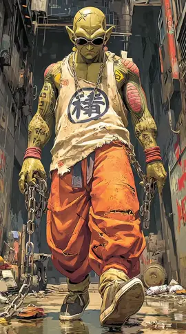 🔥 Piccolo goes full GTA mode 🔥 #piccolo #dragonball #junior #livewallpaper #gta 
