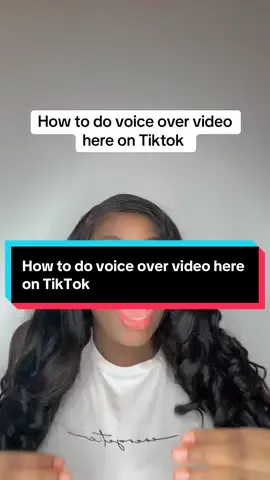 How to do voice over video here on TikTok #newontiktok #tiktokbeginners #tiktoktips #creatortips #light4198 