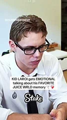 KID LAROI gets EMOTIONAL talking about his FAVORITE JUICE WRLD memory #thekidlaroi #lacy #juicewrld #music #viral