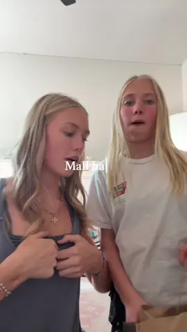 MALL HAULLL #sisters #haul #blonde #fyp #beach 
