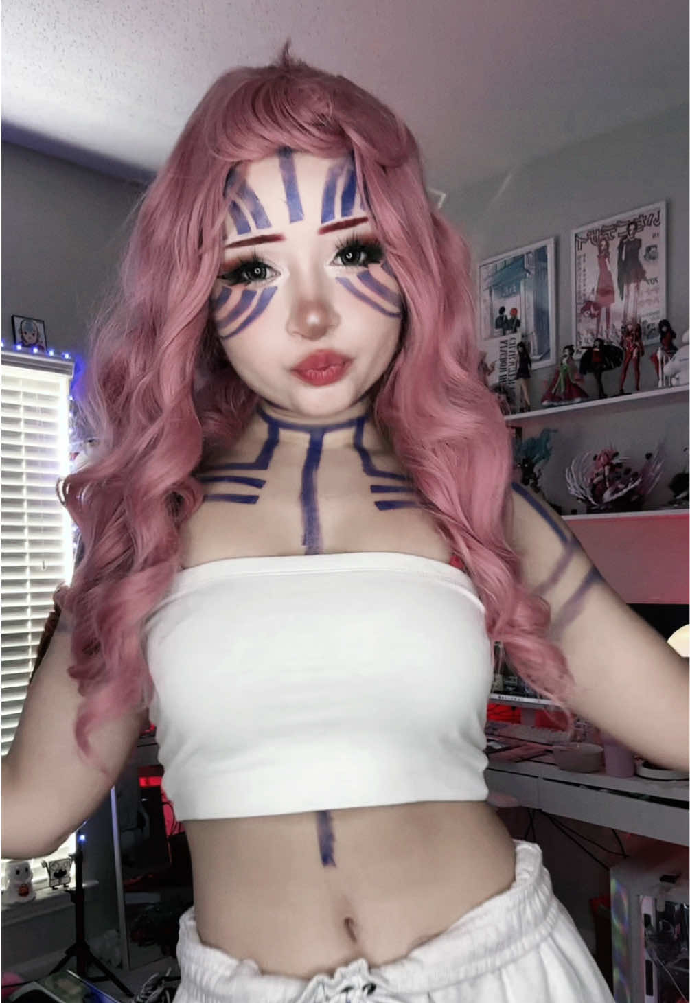streaming just dance now 😺 #akazademonslayer #akazademonslayer #akazacosplay #demonslayercosplay #cosplaydance 
