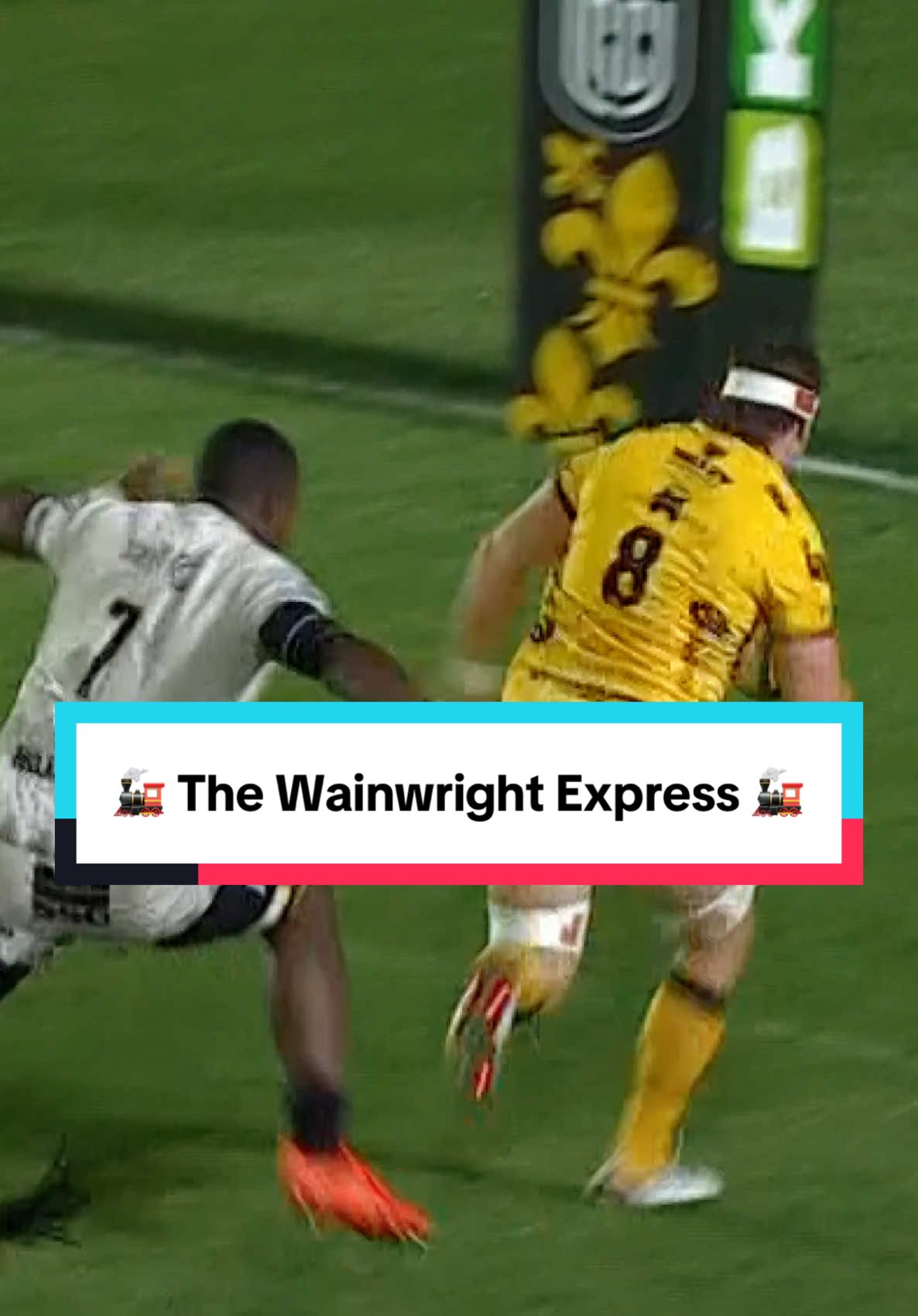 All aboard the Wainwright express 🚂