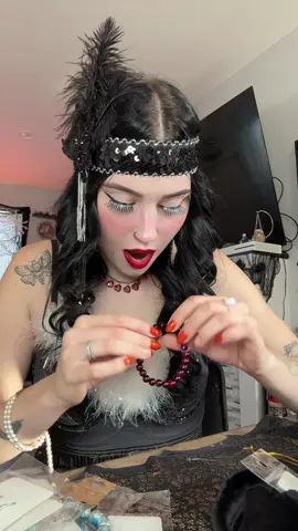 ABSOLUTELY STONNANG MYSTERY JEWELRY BAG!!!!!! 😍😍 perfect for today 🖤 #31daysofhalloween #mysteryjewlerygirl #fypシ゚viral #trendingvideo #mysteryjewelryjar 