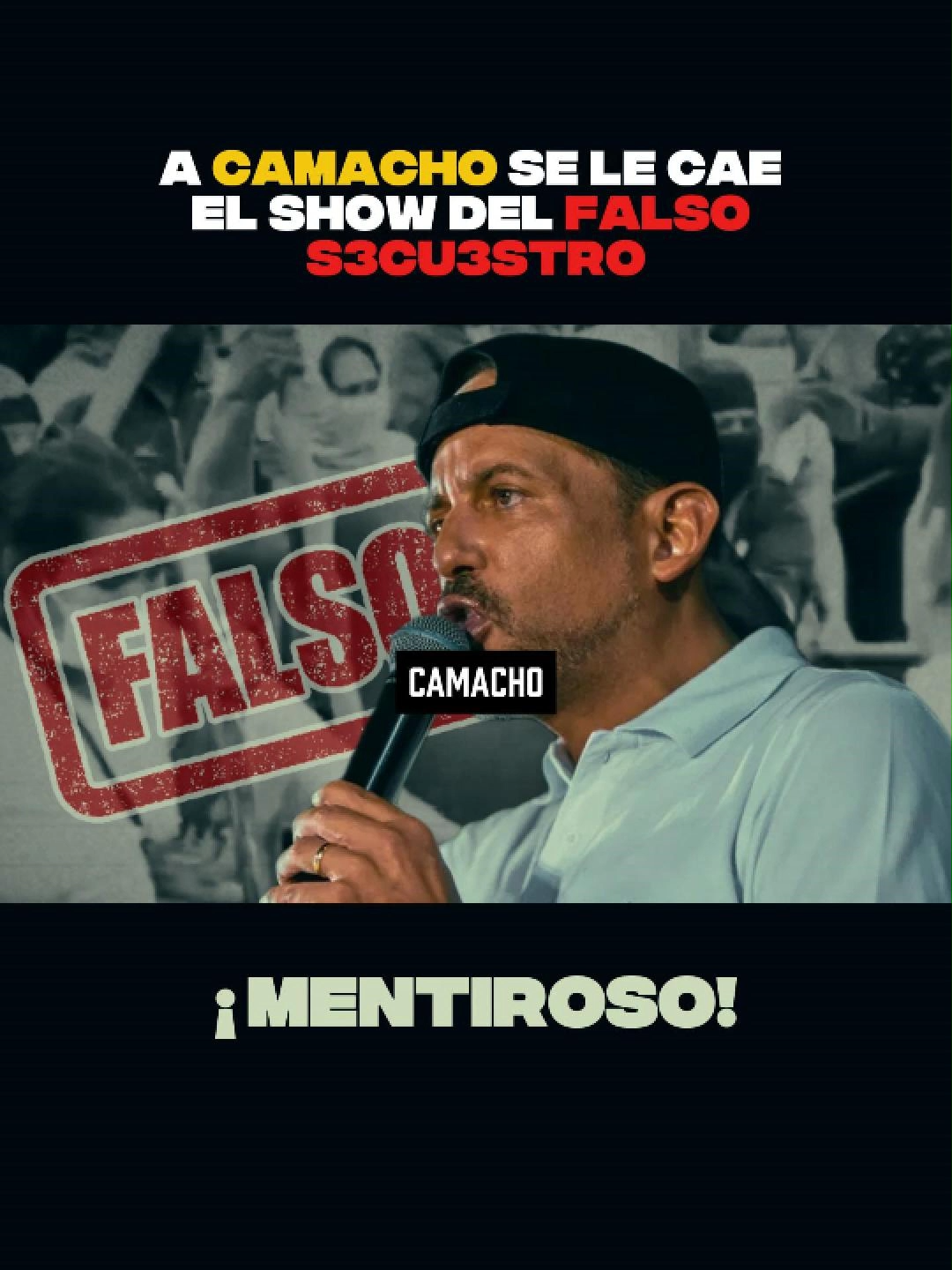 🚨🎭 A Camacho se le cae el show del falso secuestro 🤥🔻 #LaPazBolivia #Bolivia #LuisFernandoCamacho #Politica #Show #Avasalladores #SantaCruz