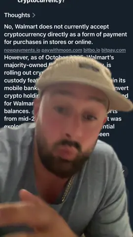 #walmart you’re not too late. Check this out Crypto going mainstream. #crypto #bitcoin #investingforbeginners #stocks 