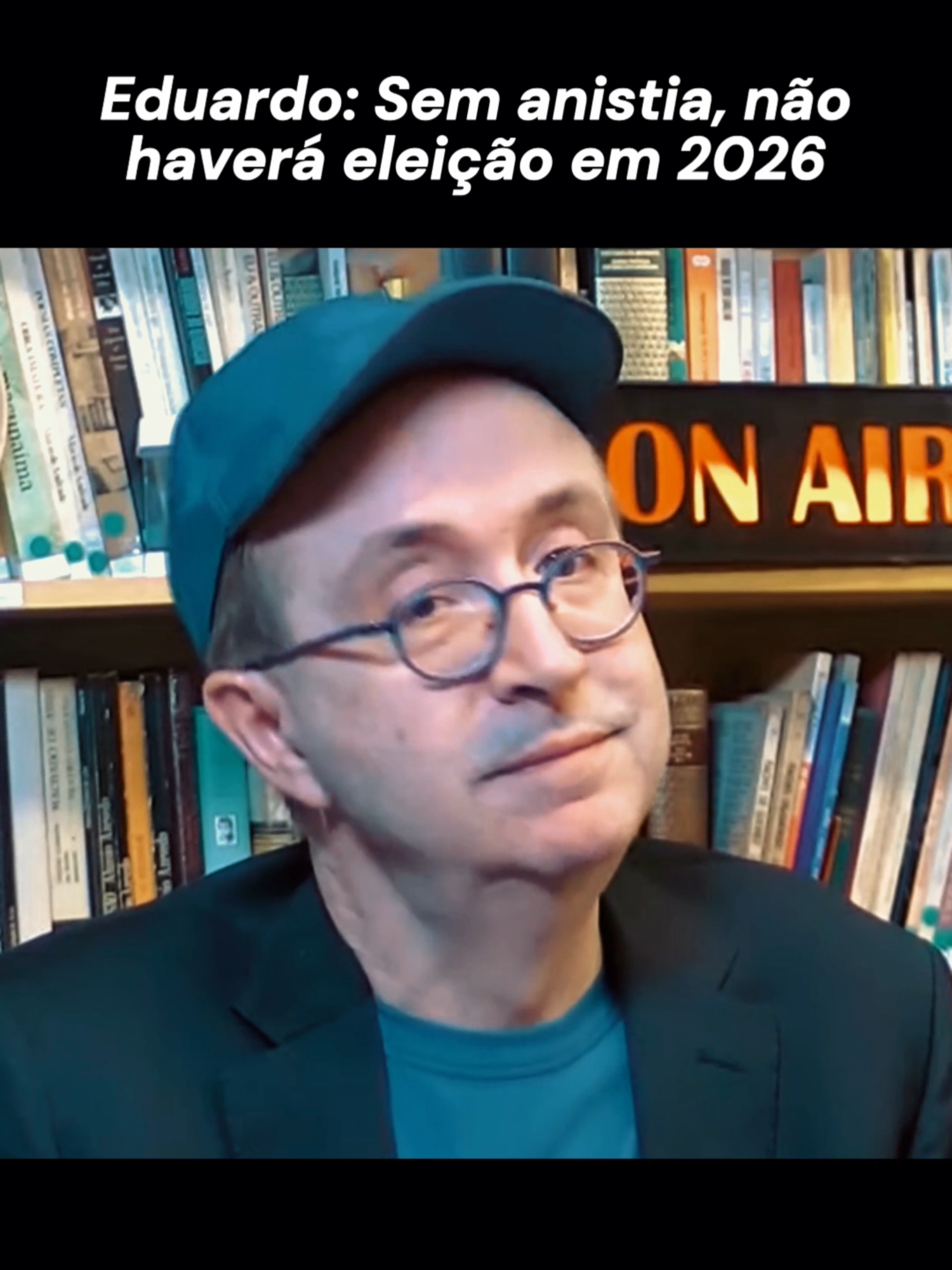 Eleições 2026: Sem anistia, não haverá eleição, segundo Eduardo #reinaldoazevedo #politica