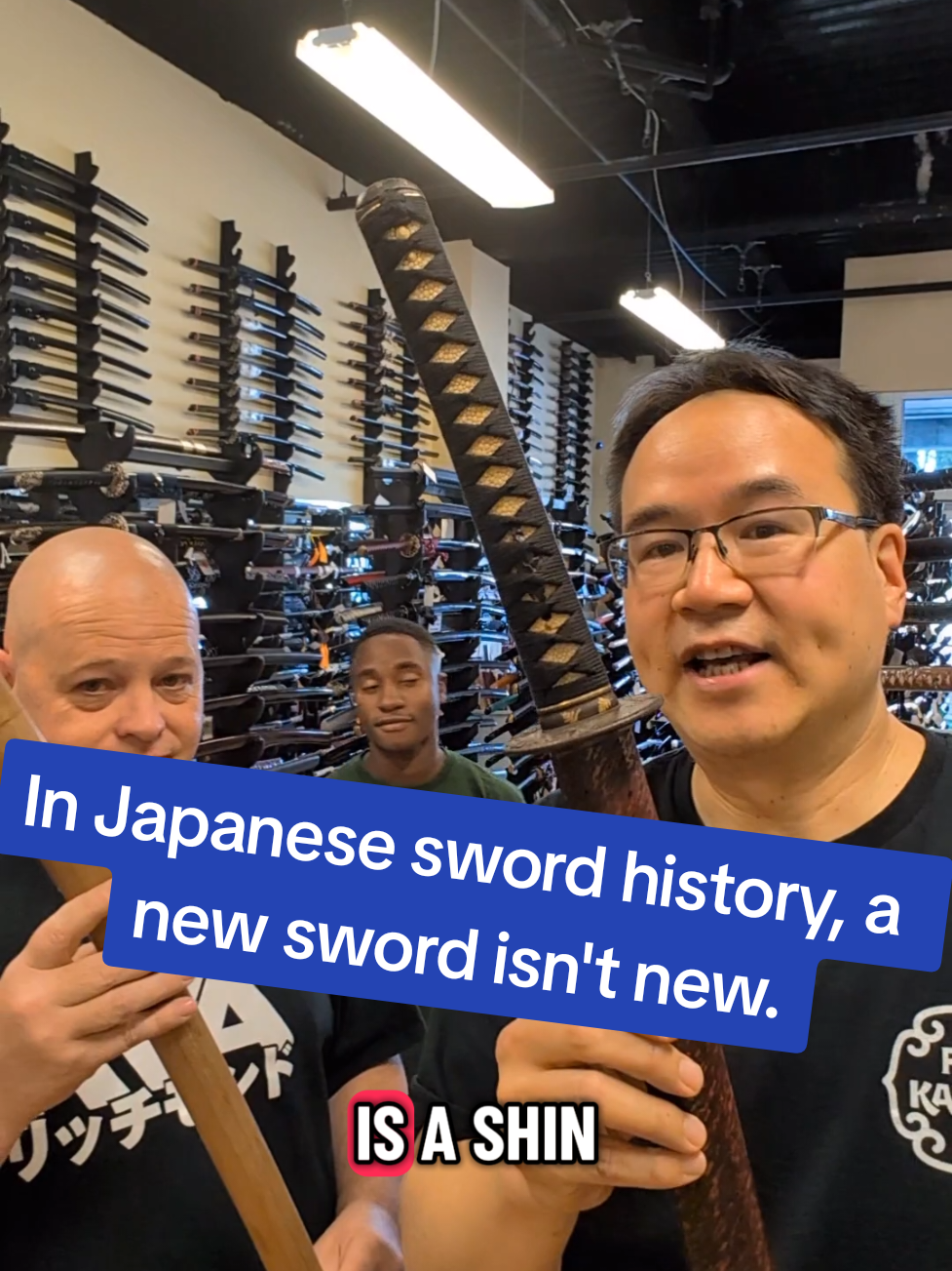In Japanese sword history, a new sword isn't new..