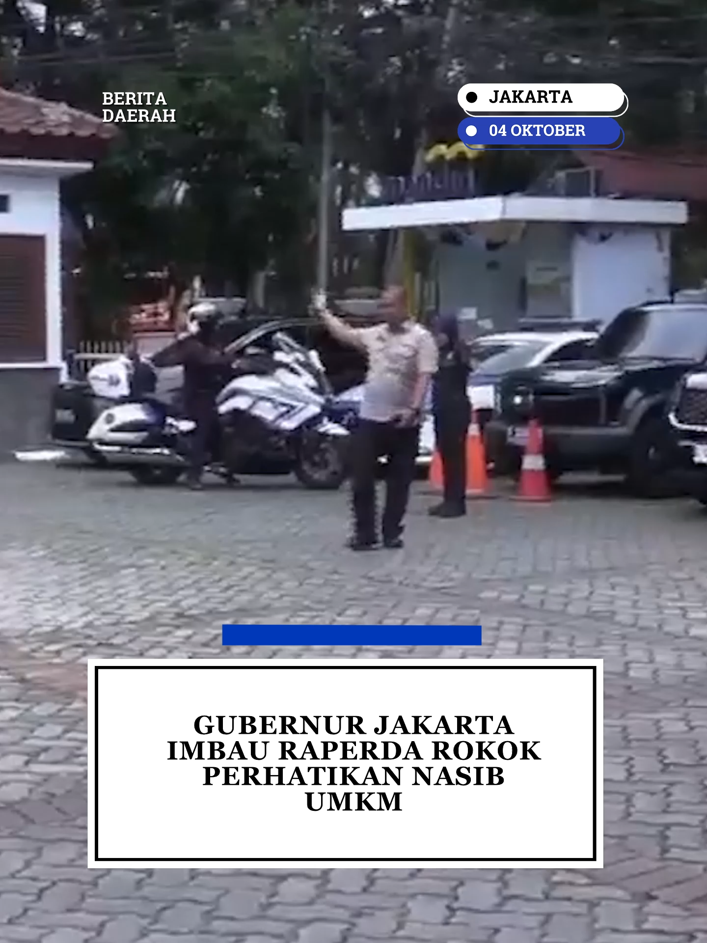 GUBERNUR JAKARTA IMBAU RAPERDA ROKOK PERHATIKAN NASIB UMKM #gubernurjakarta #umkm