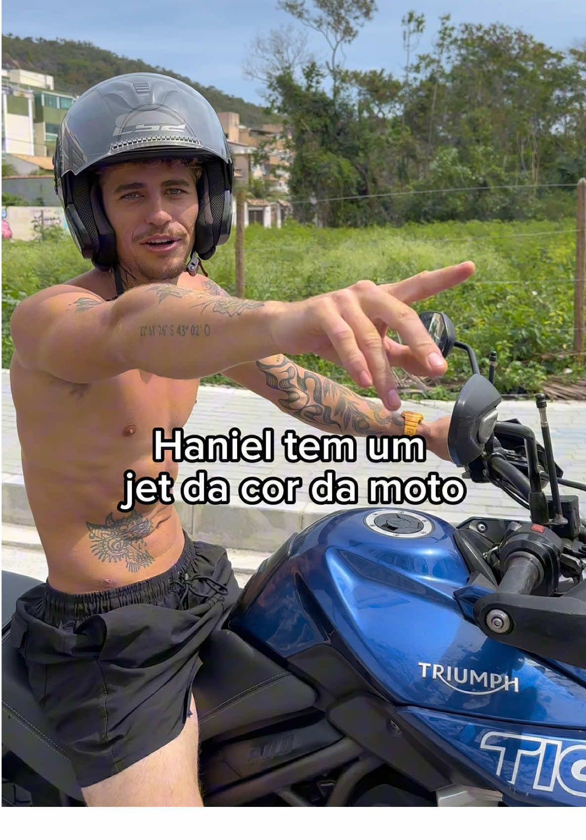 Roubei a Tiger 800 do meu coroa 🐅| #paiefilho #trolagem #moto 