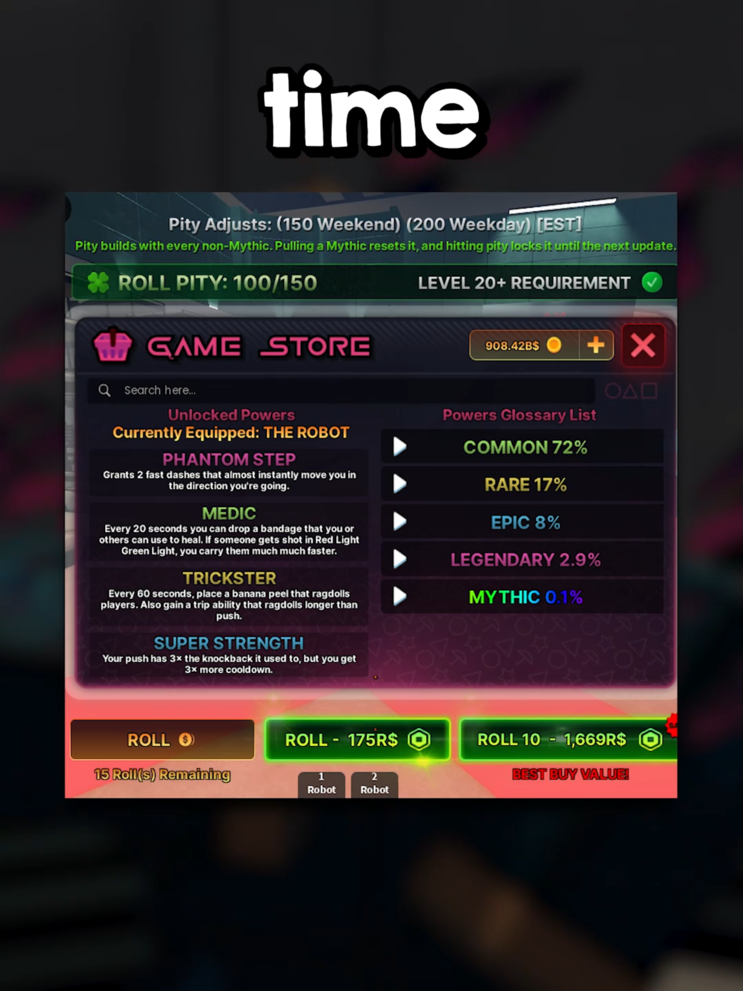 Ink Game PITY SYSTEM (Roblox) #fyp #viral #kirbyyum #robloxx #squidgame #inkgame #update #powerrolls #devided #bloom #dyso #voicechat #vc