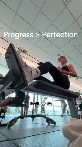 Save this for days you don’t feel like moving 🤍 #progressoverperfection #fitnessjourney #consistencyiskey #wellnesslifestyle #gymglowup 