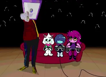 It’s not the same without Lancer Deltarune? Credits to YelloBurrito #deltarune #ralsei #kris #tenna #susie 