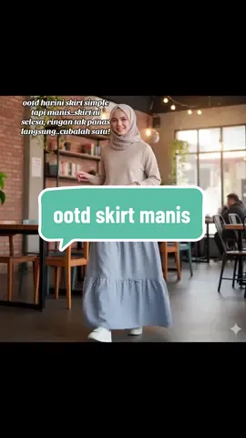 lawa tau..nak mix and match pon boleh❣️#skirtcantik #ootdmurah #muslimahstyle #skirt #skirtoutfits 