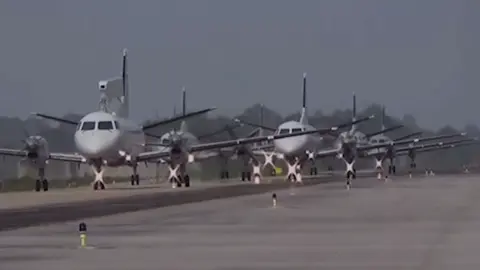 SAAB -340 AEW🇹🇭🔥🔥 เครื่องบินเตือนภัยล่วงหน้าและควบคุมทางอากาศ #กองทัพอากาศ #saab340 