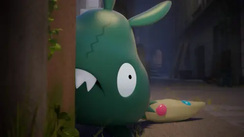 #ヤブクロン の毒ガスの匂いに誘われて、ある #ポケモン がやってきた…⁉🗑️ Drawn by Trubbish's toxic gas, someone turns up from behind...⁉🗑️ #ポケモン動画図鑑 #Trubbish #Pokémon