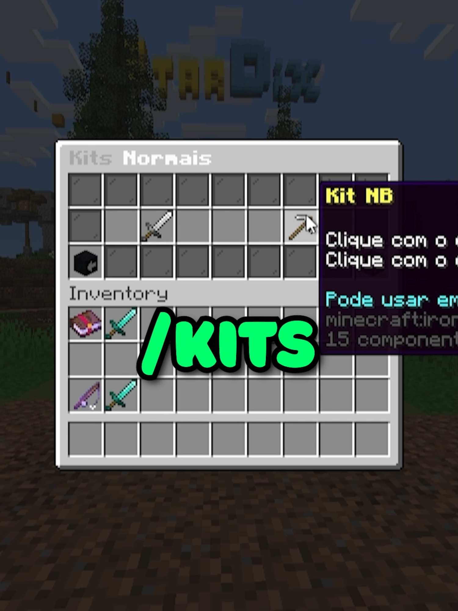 Como Iniciar no Melhor FullPvP do Brasil! #Minecraft #pvp #rankup #fullpvp #fy #fyp #viral #servidor #server #farm #stardix #full