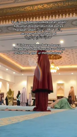 Jika cinta itu ujian, maka doa adalah kekuatan. #doaitucinta #syaircinta #islamicquotes #curhat #lovestory 