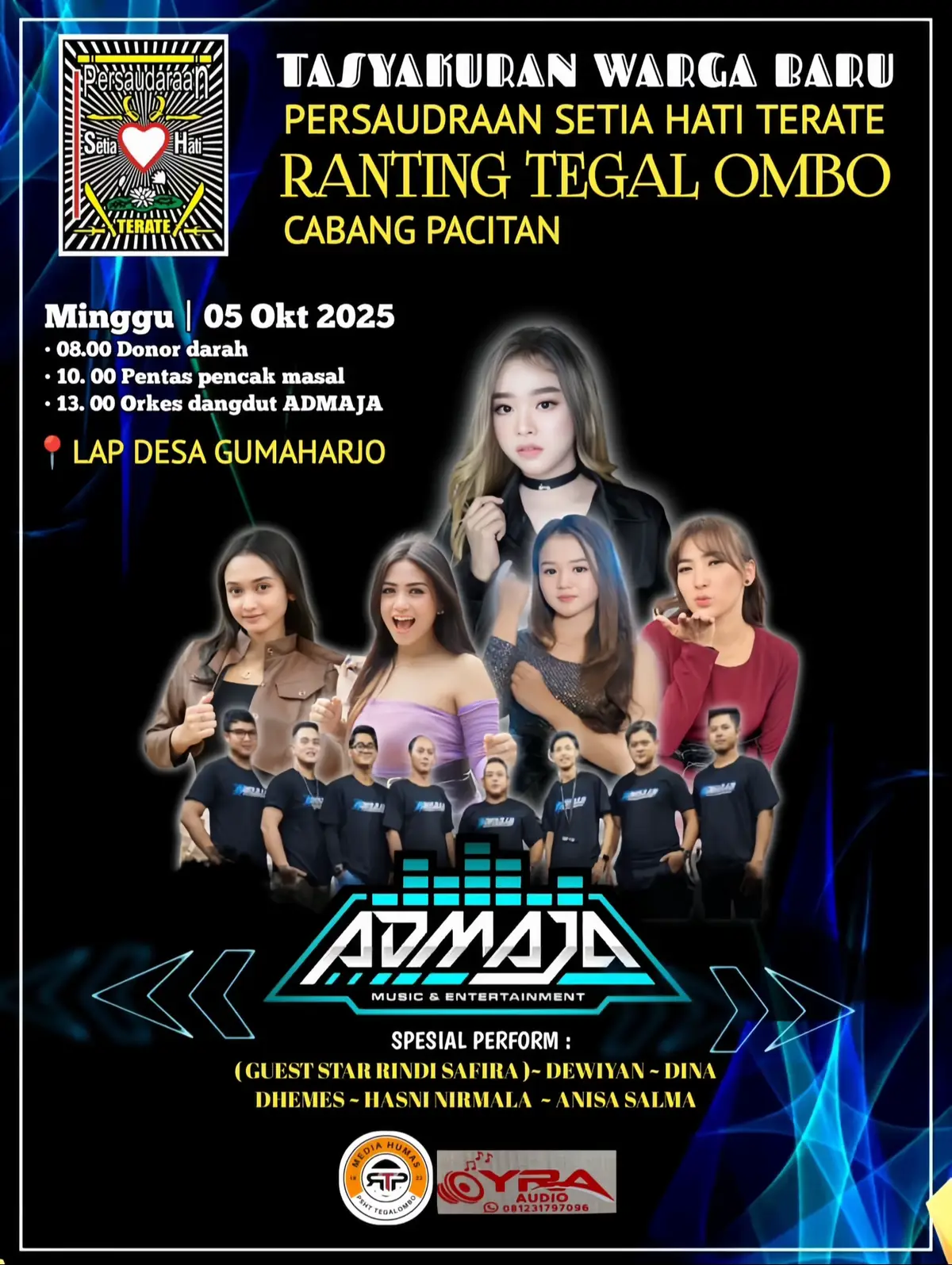 #admajamusic #pacitan24jam #beranda #psht @rindisafiraofficial @ALDRIAN PRASETYO @Doraemon_Admaja @PAK EKO ADMAJA @Bogang (ADMAJA MUSIC) @Ardian bass2012 @AdjieWinsa @Agus winar @ardilead86 