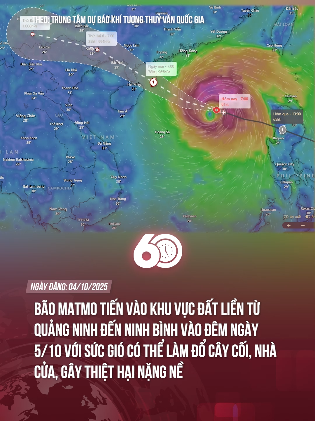 NGƯỜI DÂN CHÚ Ý ĐỂ CÓ PHƯƠNG ÁN PHÒNG TRÁNH NHÉ #60giay #theanh28 #theanh28news
