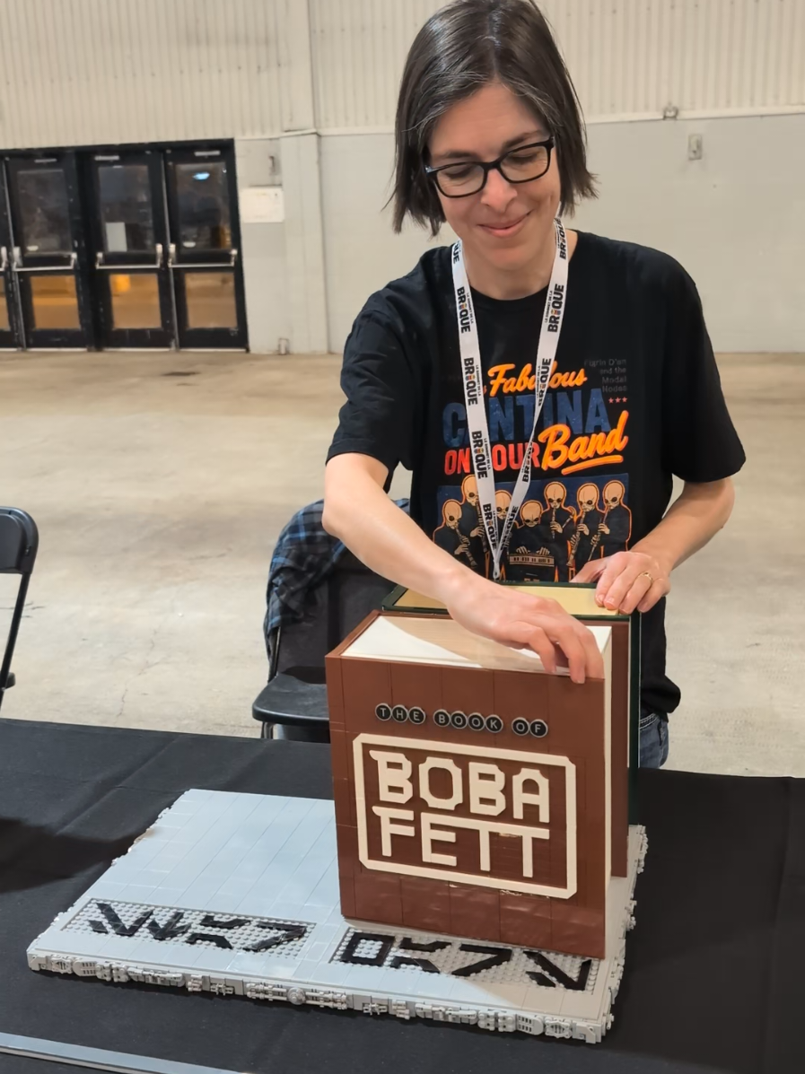 The Book of Boba Fett in LEGO by Mrs_Foutch | Displayed at Le Sommet de la Brique #lego #starwars 