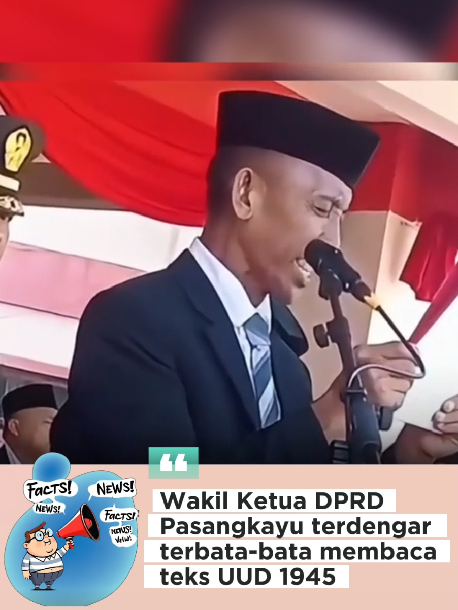 Wakil Ketua DPRD di Kab. Pasangkayu Sulawesi Barat viral saat sedang membacakan teks UUD 1945..  Dalam rekaman video yang beredar, terlihat ia diberikan amanah untuk membaca teks UUD 1945 untuk memperingati Hari Kesaktian Pancasila Saat moment membacakan teks UUD 1945 ia terlihat gagap/terbata² dalam membaca, sampai betizen komen 