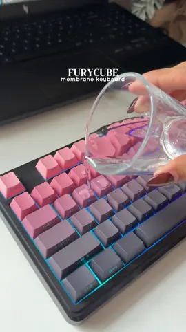 furycube membrane keyboard! 💕✨ #keyboard #membranekeyboard #mechanicalkeyboard #furycubeip98 #furycube 