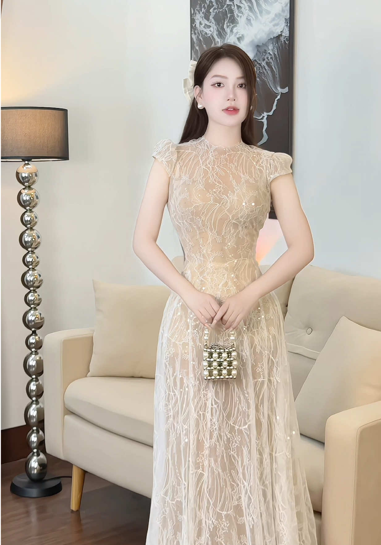 Váy xinh xỉu 🥰 #xuhuong #lyma_vaythietke #vaydep 