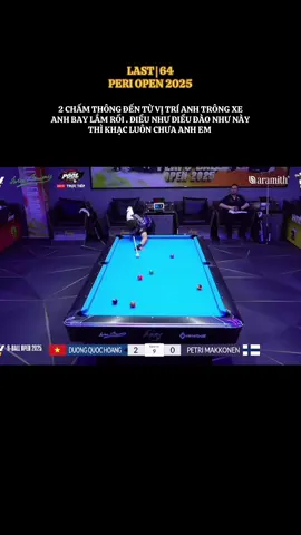 Phần 1461 | Đỉnh chưa anh em #DuongQuocHoang#xuhuong#billiards#Peri Open 2025