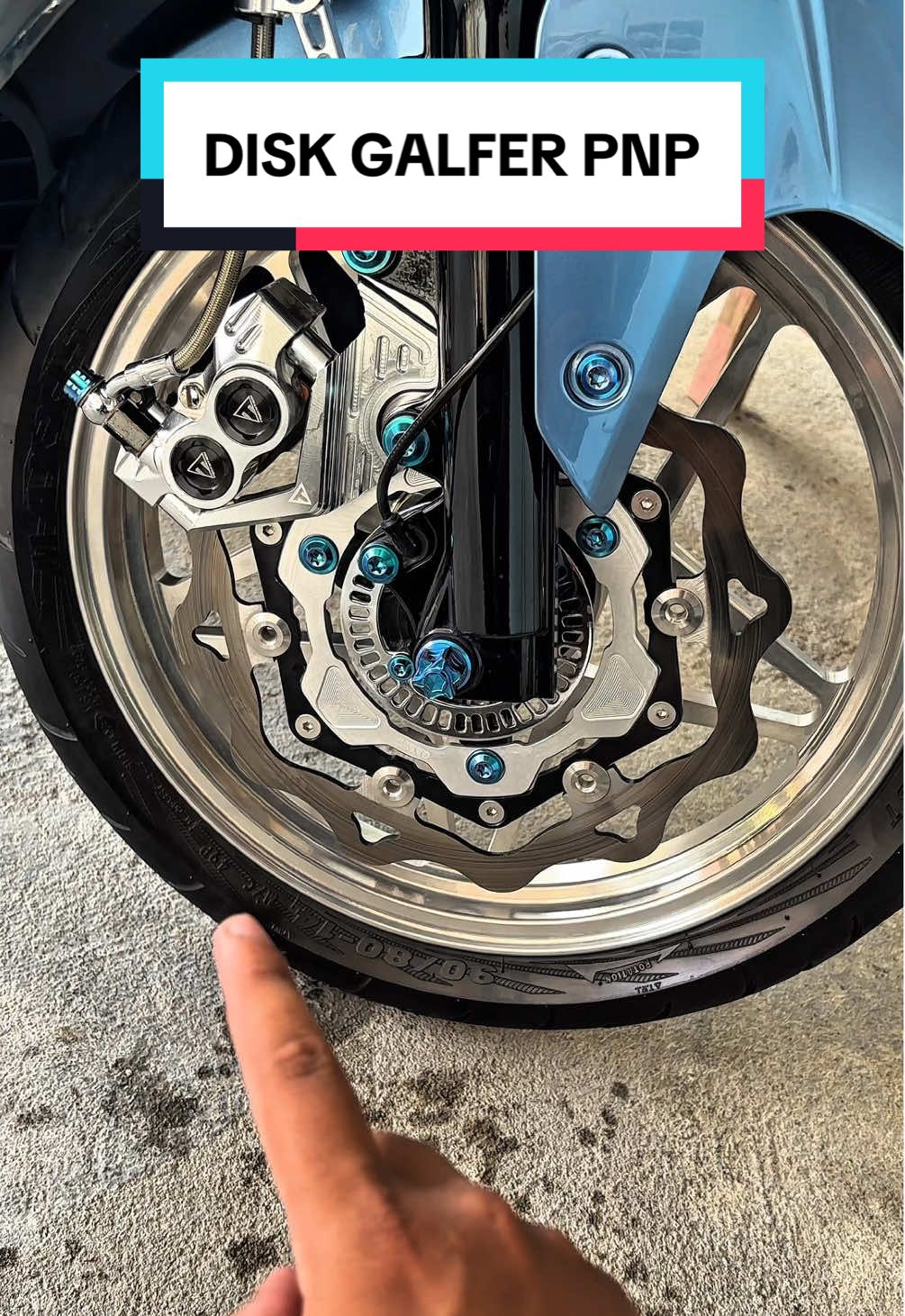 disk galfer pnp aerox nmax cuyy #galfer #piringancakram #diskgalfer 