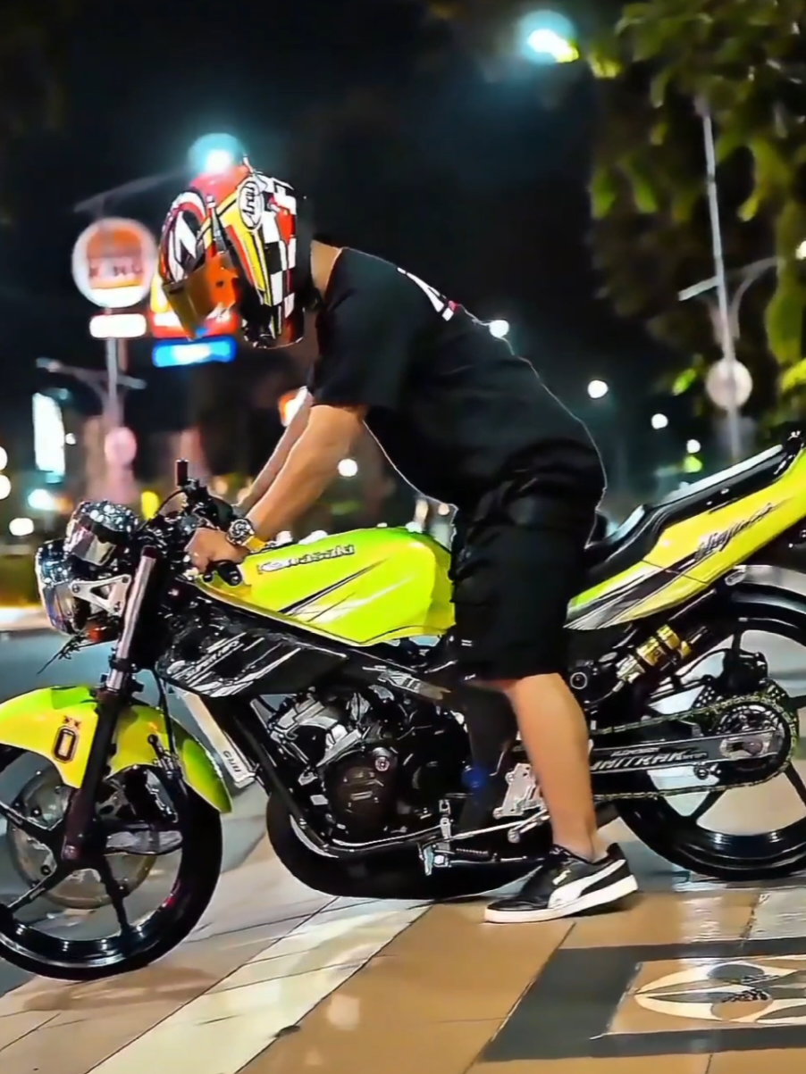 rasane chamber goser..sringgg😂 sing wani wani ae #ninjass #agstyle #ninjaagstyle #twostroke #surbaya 