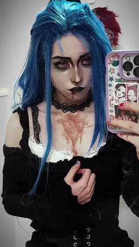 !!FAKE BLOOD!!  more vampire au jinx ;)) #jinx #arcane #jinxarcane #leagueoflegends 