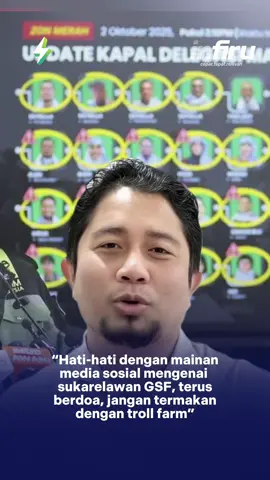 Sebarkan supaya orang ramai tahu naratif jahat mengenai GSF oleh pihak musuh #infirumy 