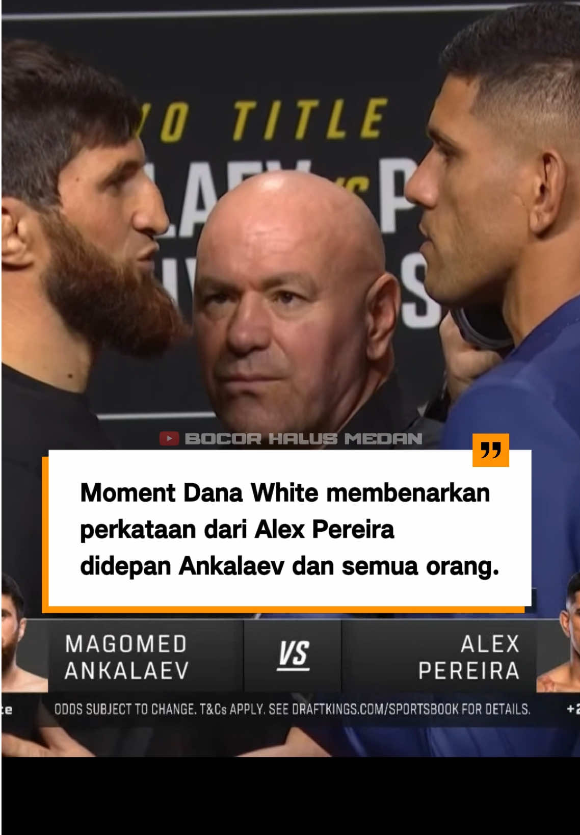 Kira kira apa yg dirasakan Ankalaev ya? Didepan orang banyak lagi 🥹🤣 #UFC #ufc320 #ankalaev #alexpereira #pereiravsankalaev 
