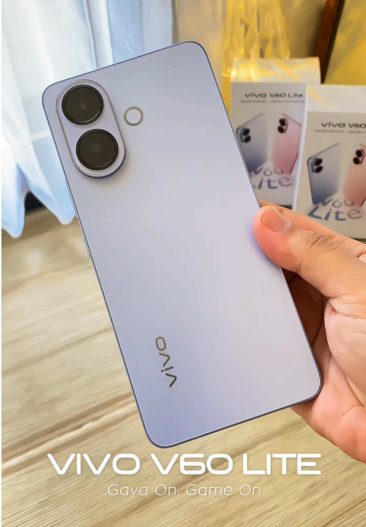 Memperkenalkan #vivoV60Lite  Segera kunjungi toko vivo terdekat untuk ikutan PO dan dapatkan gift menarik😍😍 #GayaOnGameOn#v60litestyle #vivowewow #vivov60lite #gayaongameon #areab @vivo Campus Indonesia @vivoofficialareaB