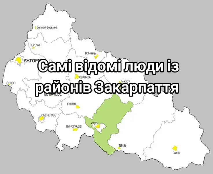 Самі відомі люди Закарпаття #Закарпатя 