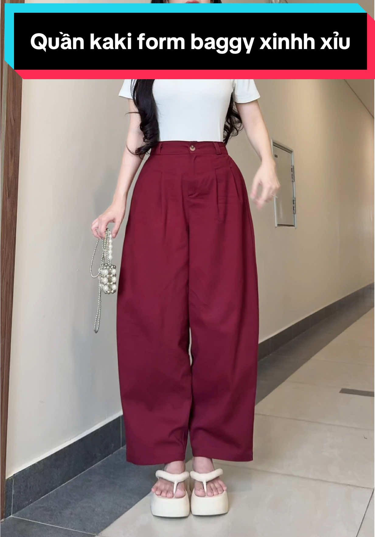 Quần baggy kaki thô hack dáng lắm ạ #N #phanhriviuuu #reviewquanao #quanxinh #xuhuong