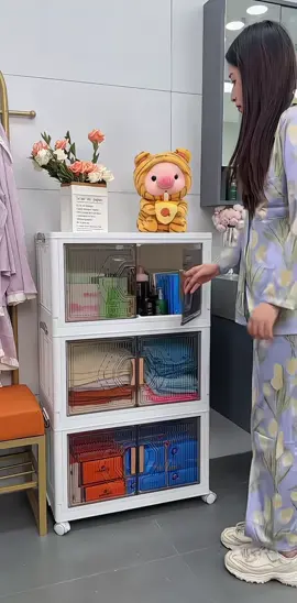 (Rộng 50-80Cm) Tủ Nhựa Để Đồ Có Bánh Xe Nhiều Tầng#xuhuong #thinhhanh #giadungtienich 