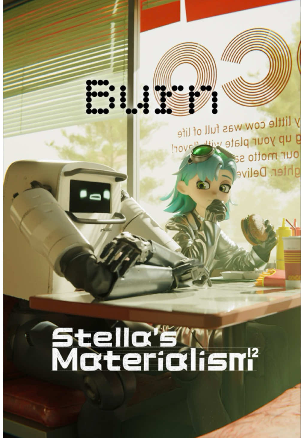 Stella’s Materialism¹² - Burn Original Short Animation Directed/Animated by Matoba  #studiowrong #StellasMaterialism #3danimation #blender3d