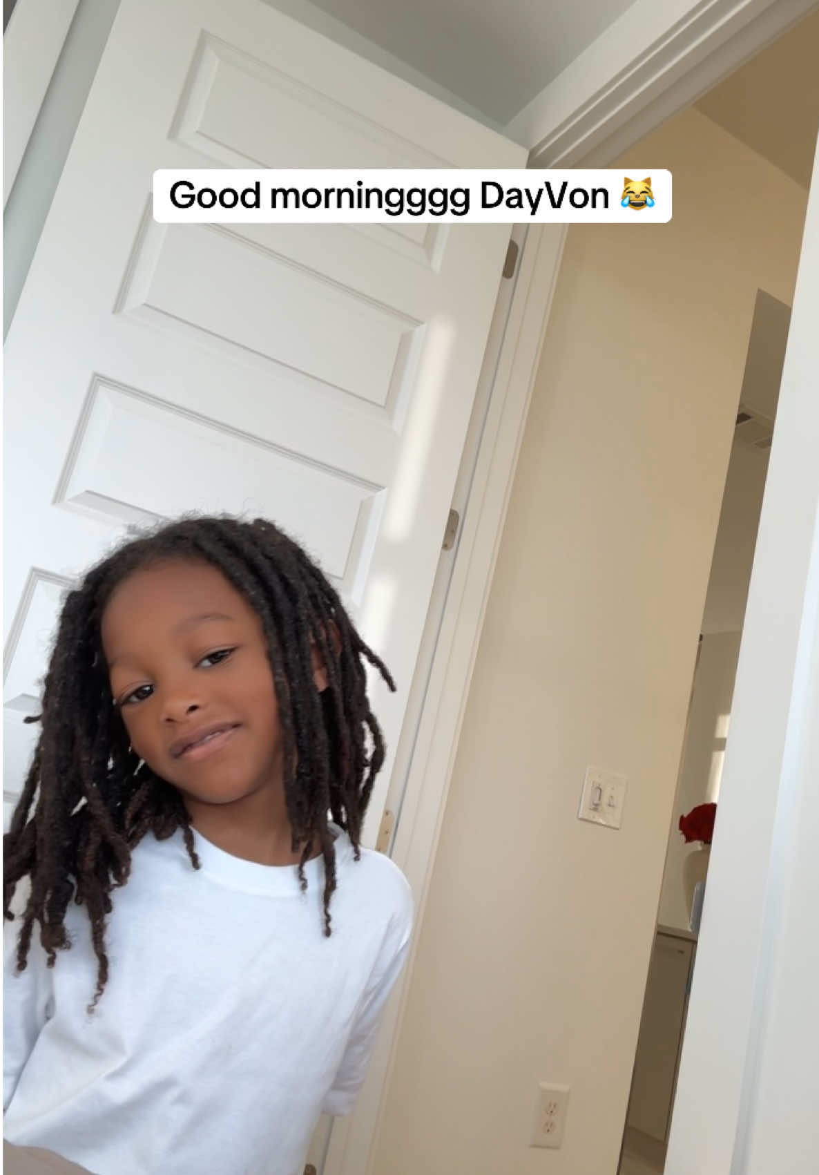 😹😹😹 he wake up wanting to play the game #boymom  #dayvonjr 