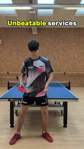 Unbeatable illegal serve🤣 #gewo #pingpong #tabletennis 