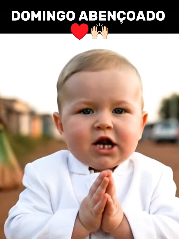 Que Deus abençoe seu domingo ♥️🙌  #Deus #amém #bebê #criança #videoia 