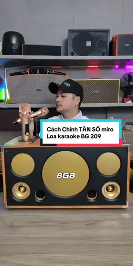 Test miro và cách chỉnh tần số BG 209 #hotruongdan #loakaraokegiadinh #bg209 #bg #209  