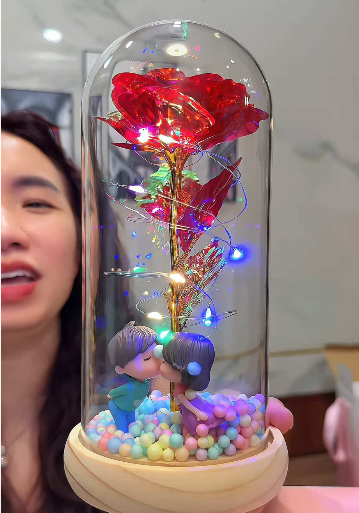 Hoa hồng vĩnh cửu quà tặng 20/10 #xuhuong #hoahongvinhcuu #qua20thang10 #quatangnguoiyeu #huyenhomhinh365 