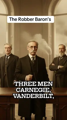 The Robber Barron’s      Rockefeller Vanderbilt Carnegie Morgan Robber barons Gilded Age American history Industrial Revolution Titans of industry Building America Old money vs new money Monopoly and influence Business empires The men who built America #Rockefeller #Vanderbilt #Carnegie #historytok #RobberBarons         