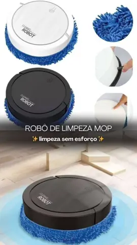 Robô De Limpeza Mop Simula Pano E Seca Baixo Ruído Robozinho #robozinho #limpeza #shopee #garotasapoiamgarotas💝🎀✨️ 