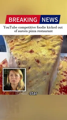 YouTube competitive foodie kicked out of aurora pizza restaurant #breakingnews #news #fyp #foryou #tiktoknews 