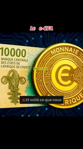 🚨 Le lancement prochain par la BCEAO du e-CFA, monnaie numérique de l’UEMOA est une fuite avant qui entrave notre souveraineté monétaire. Mettre fin définitivement au fcfa est l’attente N1 de nos populations mais pas cette e-CFA!