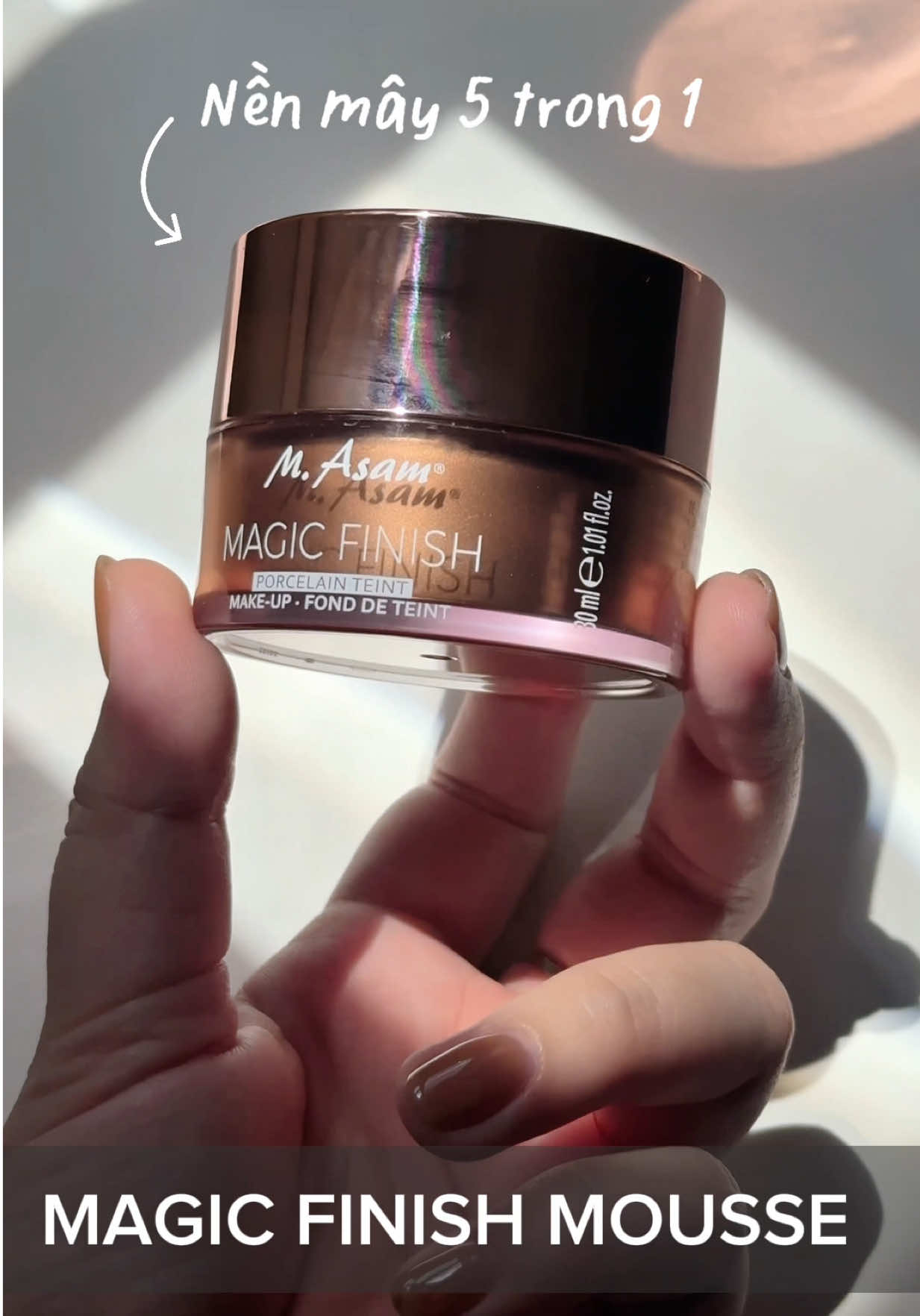 Da đẹp chỉ với 1 phút #M_Asam #M_AsamVietnam #MagicFinishMousse #NenMay #tokkinguyen 