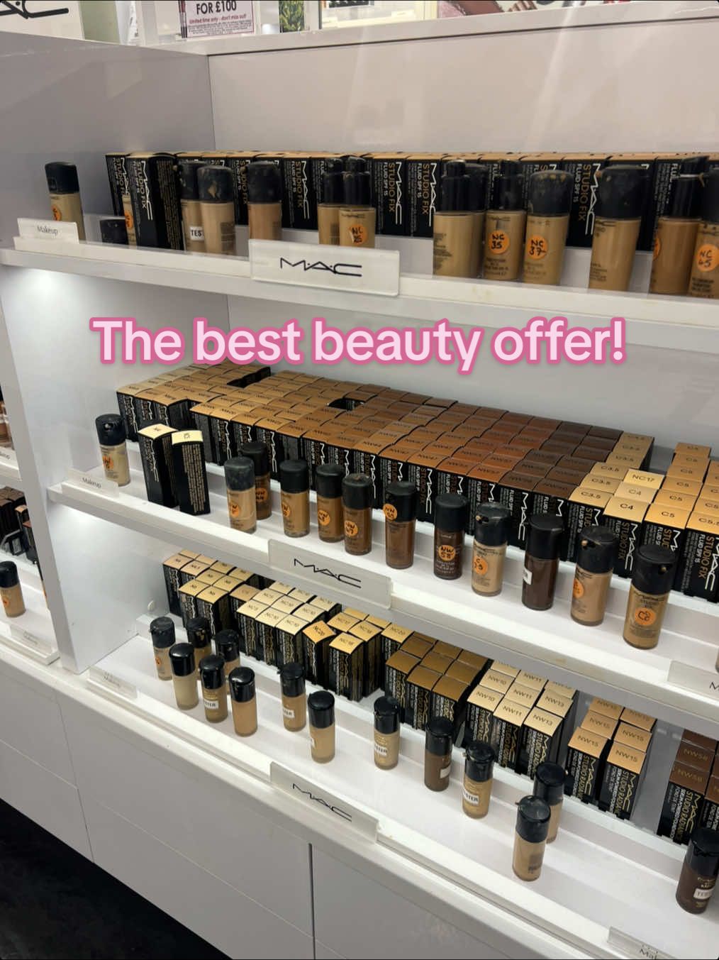 I didn’t believe it was true but it is! 10 make up items for £100 in store! Don’t walk, run! @The Cosmetics Company Store  #thecosmeticcompanystore #makeup #beautyhacks #mac #esteelauder 
